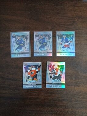 Upper Deck MVP Hockey Rookies Trading Card Lot - Silver Holographic
